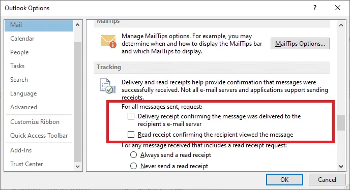 Cum să activați și dezactivați confirmarea de citire a e-mailului Outlook