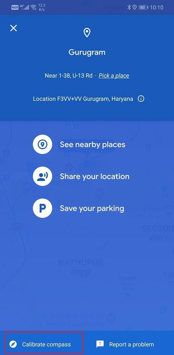 AndroidでGoogleマップに道順が表示されない問題を修正