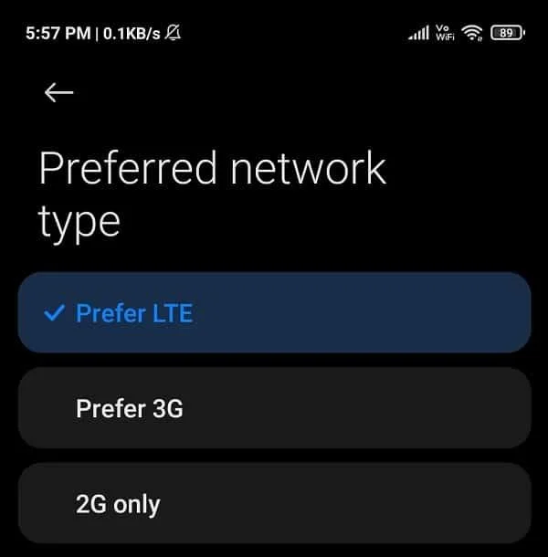 Hoe te controleren of uw telefoon 4G heeft ingeschakeld?