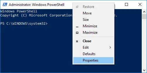 Schakel verouderde console in of uit voor opdrachtprompt en PowerShell in Windows 10
