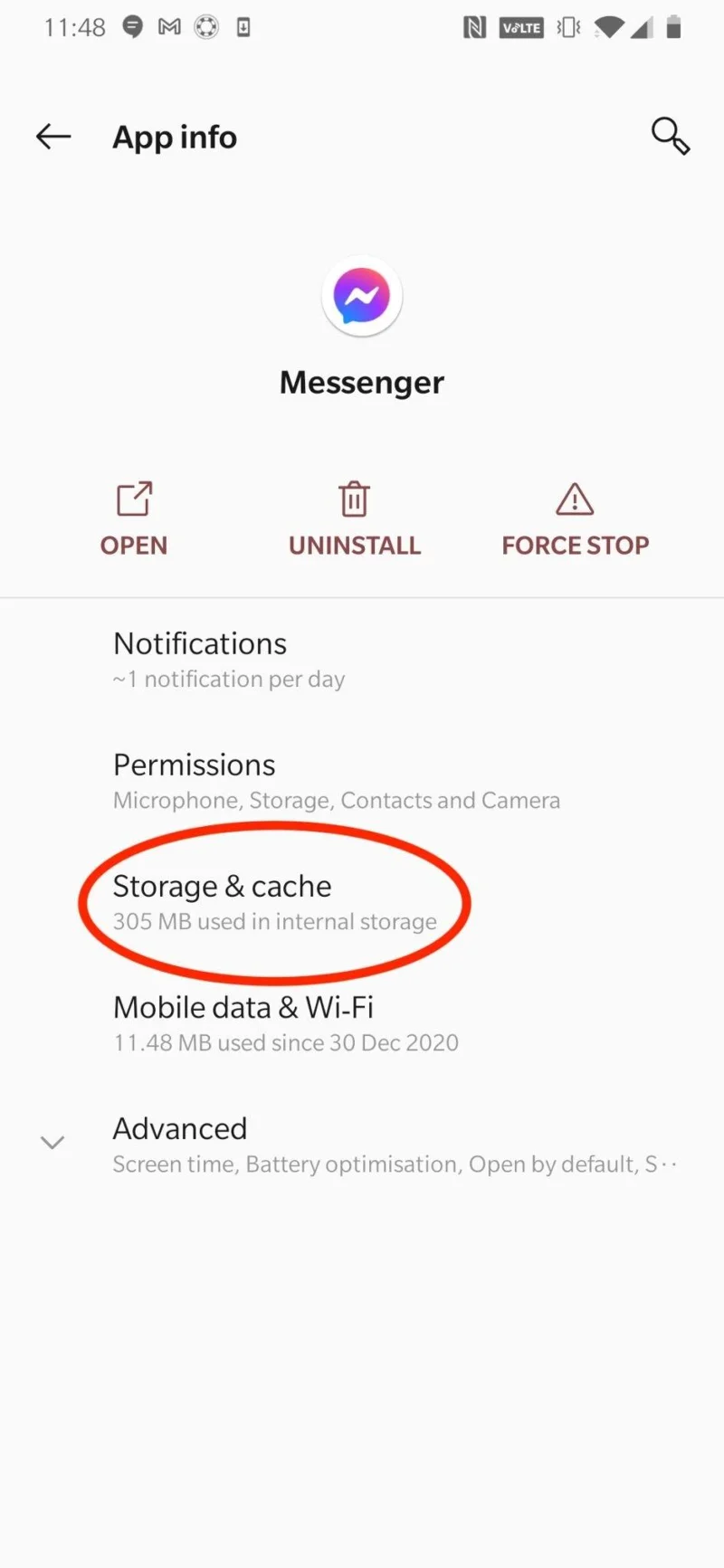 修復 Facebook 消息已發送但未送達