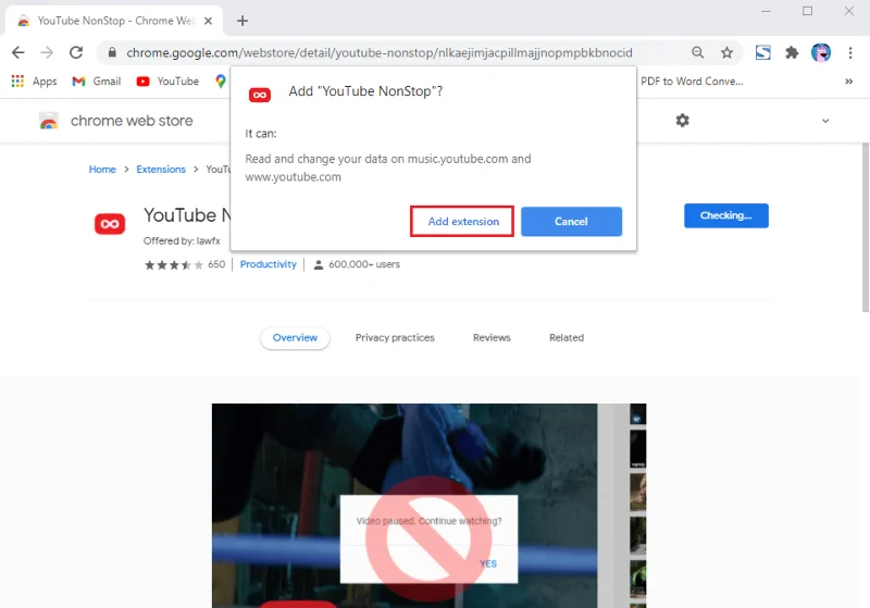 無効にする方法 'ビデオが一時停止しました。 YouTubeで「視聴を続ける」