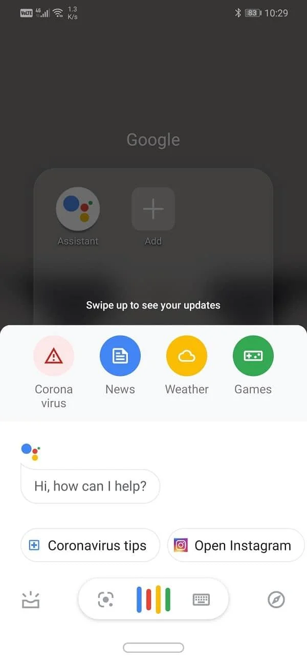 Zaklamp inschakelen met Google Assistent