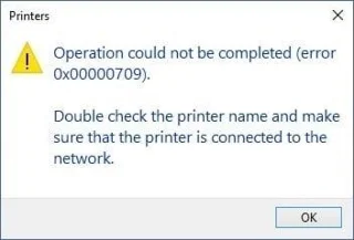 Fix Kan standaardprinterfout 0x00000709 niet instellen Fix Kan standaardprinterfout 0x00000709 niet instellen