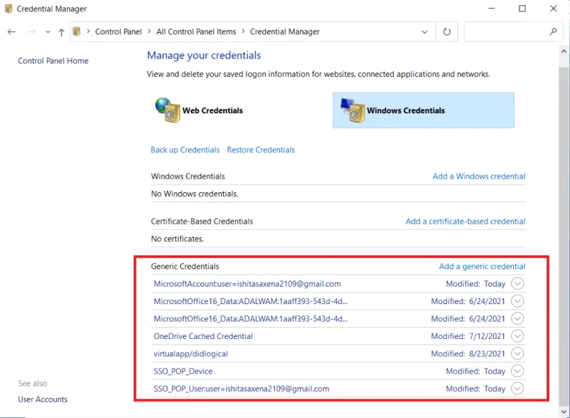 Fix Outlook-wachtwoordprompt verschijnt opnieuw