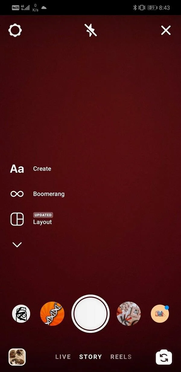 如何更改 Instagram Story 中的背景顏色 如何更改 Instagram Story 中的背景顏色