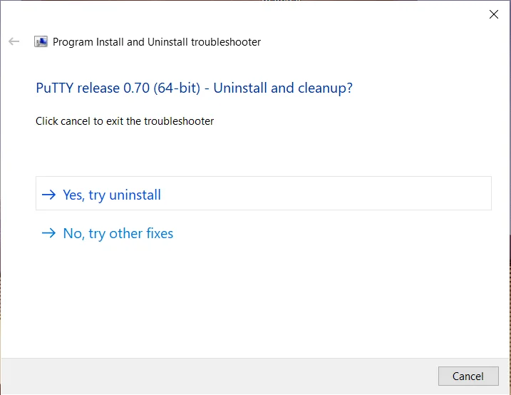 Paksa Uninstall Program yang tidak mau Uninstall Di Windows 10
