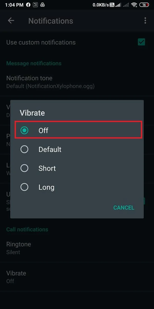 AndroidでWhatsappの通話をミュートする方法は？
