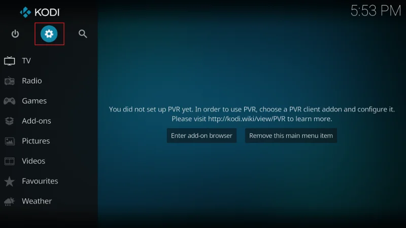 Favorieten toevoegen in Kodi