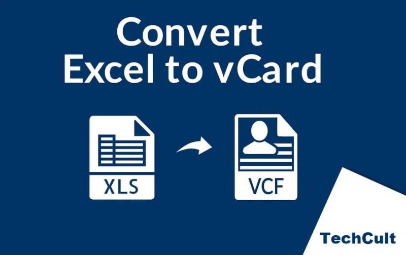 Bagaimana untuk menukar fail Excel (.xls) kepada fail vCard (.vcf)?