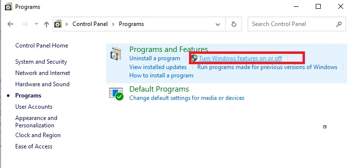 Active Directory inschakelen in Windows 10
