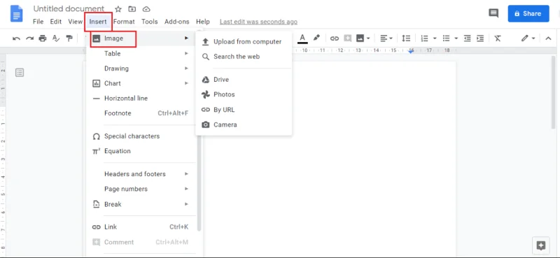 Googleドキュメントで画像を回転させる4つの方法