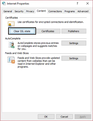 Fix Error 107 (net::ERR_SSL_PROTOCOL_ERROR)