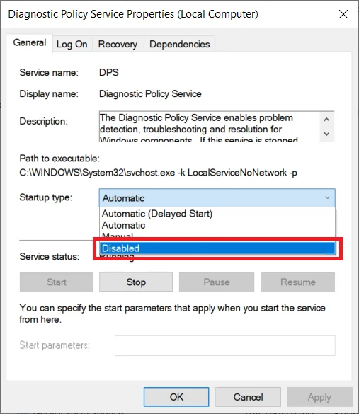 Servicehost repareren: Diagnostisch beleid Service Hoog CPU-gebruik