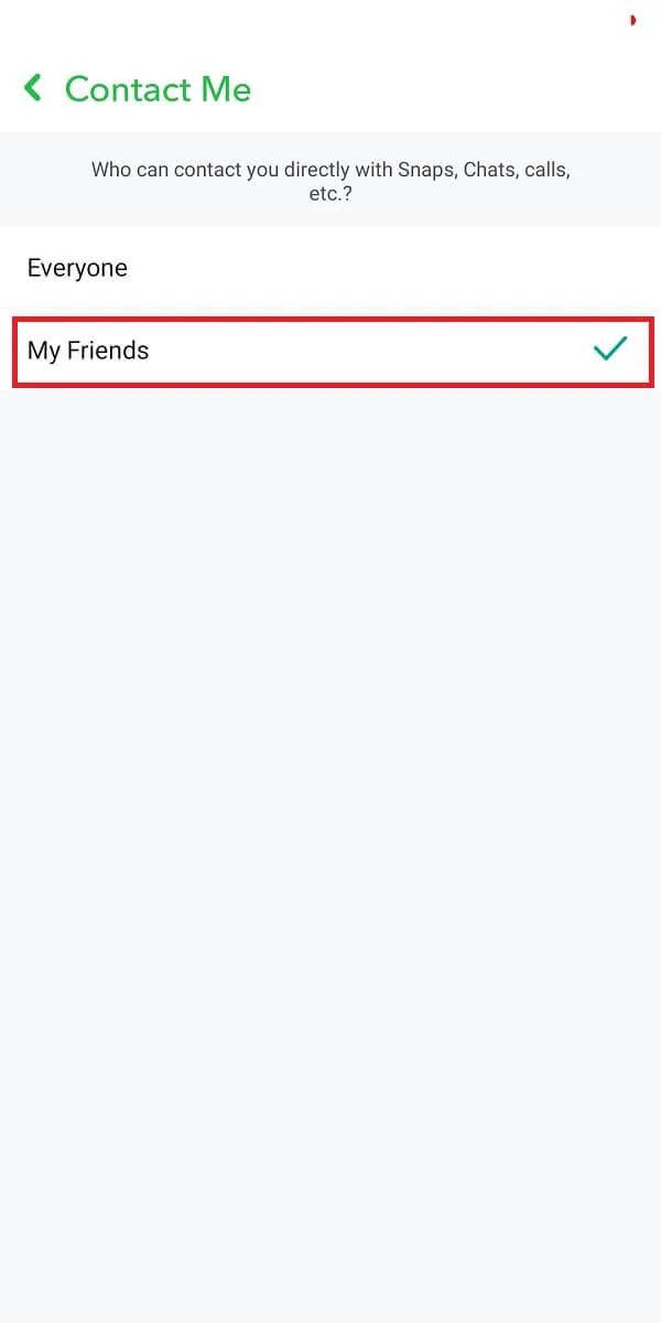 Hoe ongewenste toevoegingsverzoeken op Snapchat uit te schakelen