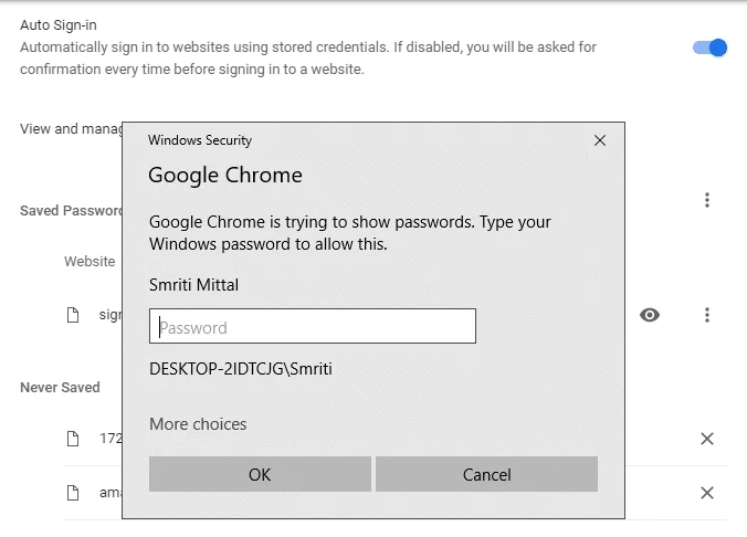 ソフトウェアなしでアスタリスクの後ろに隠されたパスワードを明らかにする
