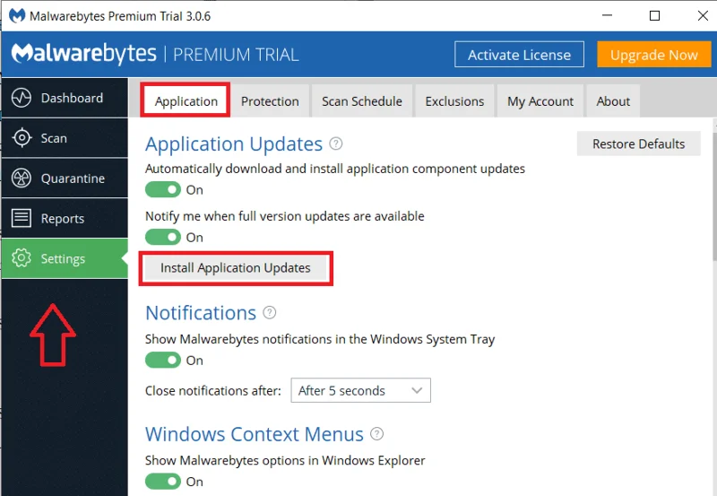 Fix Malwarebytes Real-Time Web Protection zal de fout niet inschakelen