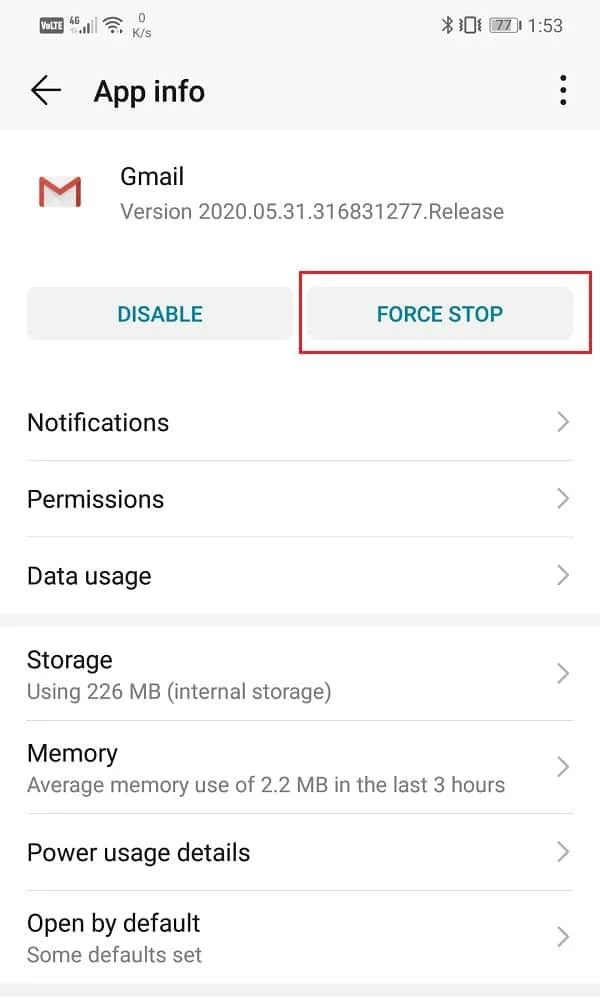 修復 Gmail 應用程序無法在 Android 上運行