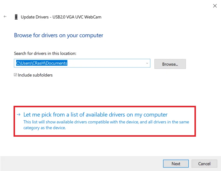 ラップトップカメラがWindows10で機能しない問題を修正