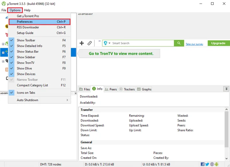 Fix uTorrent vastgelopen bij verbinding maken met peers