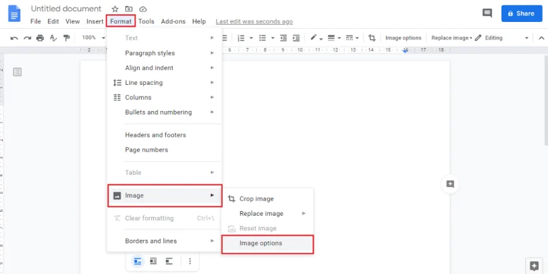 Googleドキュメントで画像を回転させる4つの方法