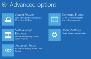 Toegang krijgen tot geavanceerde opstartopties in Windows 10