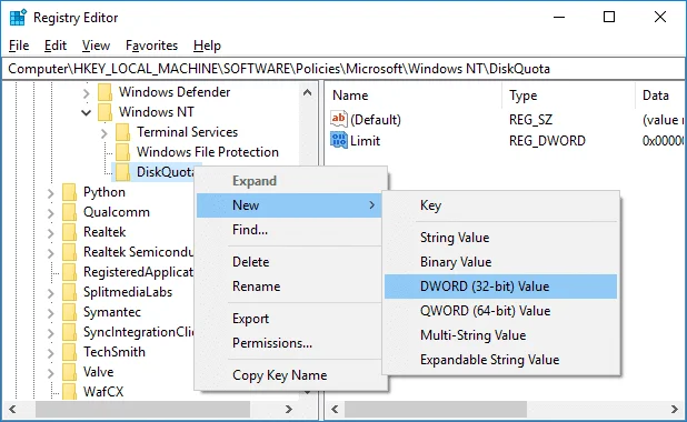 Cara Mengatur Batas Kuota Disk dan Tingkat Peringatan di Windows 10