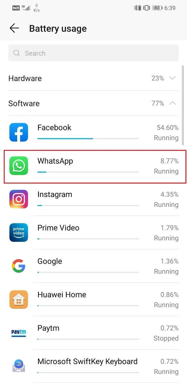 Reparar la llamada de WhatsApp que no suena en Android