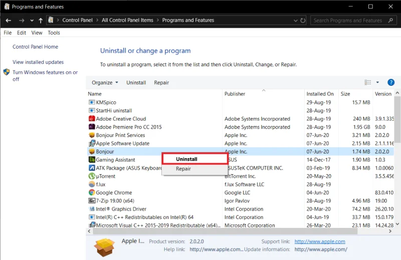 Wat is Bonjour-service op Windows 10?