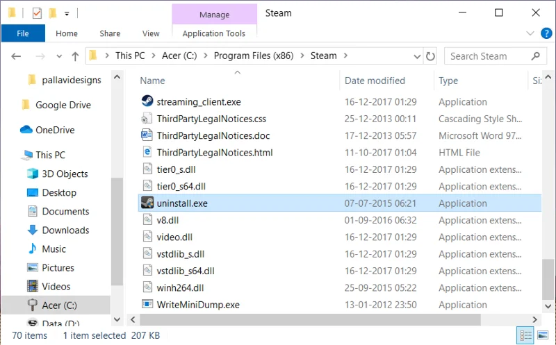 Paksa Uninstall Program yang tidak mau Uninstall Di Windows 10