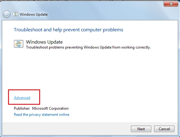 ダウンロードされないWindows7アップデートを修正