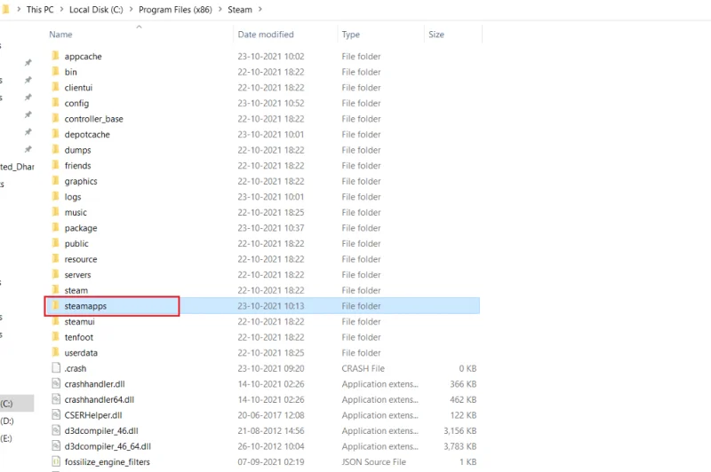 Di manakah Permainan Steam Dipasang?