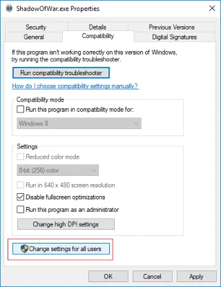 Cara Melumpuhkan Pengoptimuman Skrin Penuh dalam Windows 10