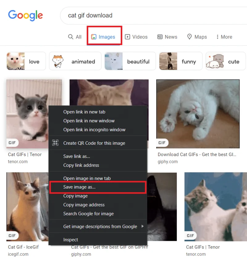 如何從 GIPHY 下載 GIF 如何從 GIPHY 下載 GIF