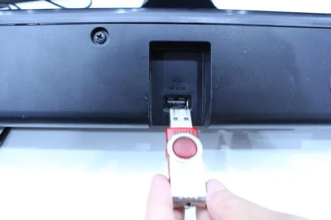 نحوه اتصال نوار صوتی سامسونگ با USB