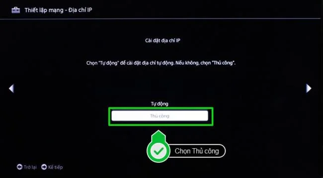 Come configurare IP e DNS di rete per Sony Internet TV