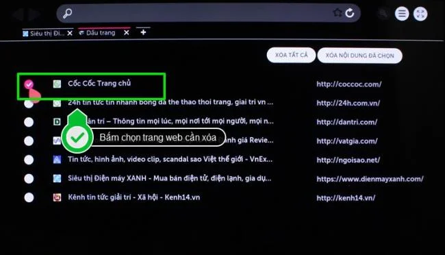 چگونه وب سایت مورد علاقه خود را در سیستم عامل Smart TV LG WebOS علامت گذاری کنیم