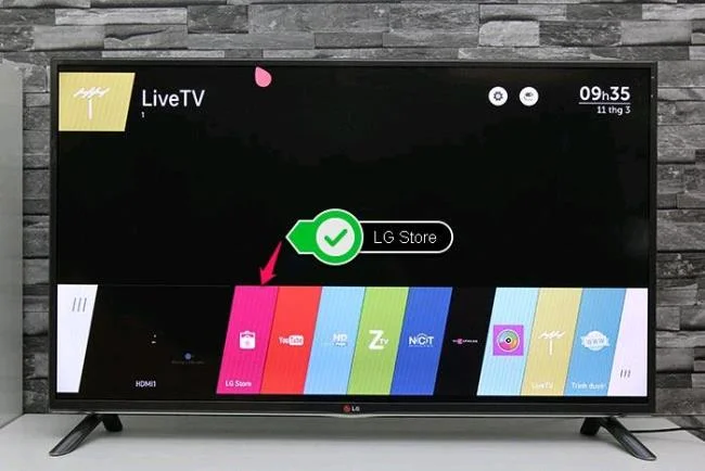 نحوه بارگیری برنامه ها در تلویزیون LG