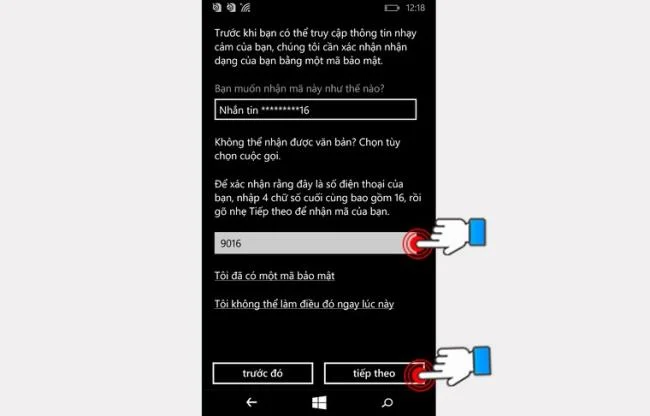 Instructions for creating a Windows Phone account