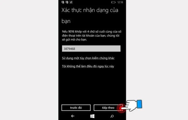 Instructions for creating a Windows Phone account