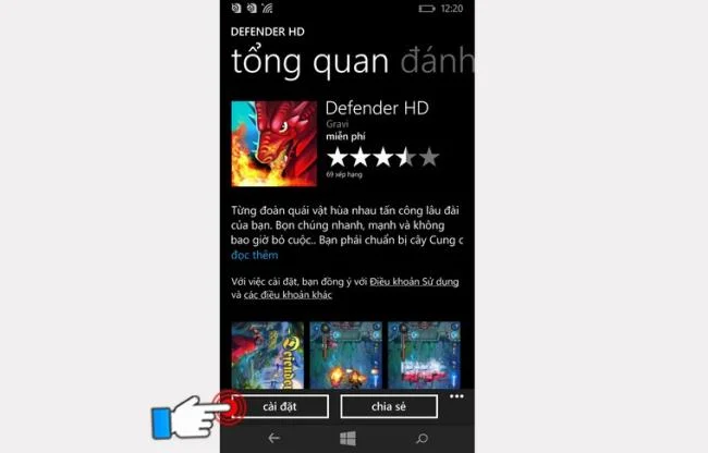 Instructions for creating a Windows Phone account