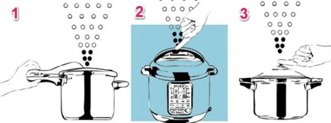 Come scaricare correttamente la pentola a pressione?