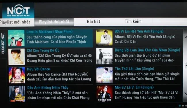 Smart TV LG NetCast işletim sistemindeki en iyi 3 müzik çalar uygulaması