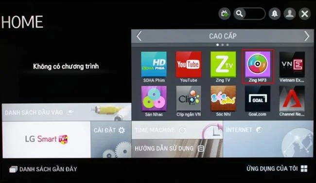 Smart TV LG NetCast işletim sistemindeki en iyi 3 müzik çalar uygulaması