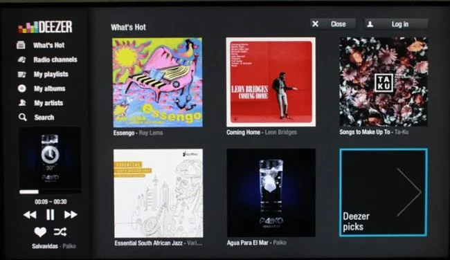 Smart TV LG NetCast işletim sistemindeki en iyi 3 müzik çalar uygulaması