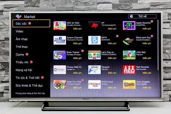 Come scaricare l'applicazione TV Panasonic TH-43CS630V