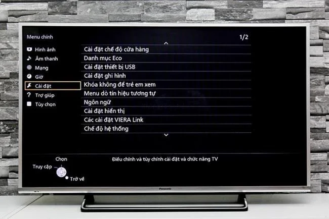 Come sintonizzare i canali TV Panasonic TH-CS630V