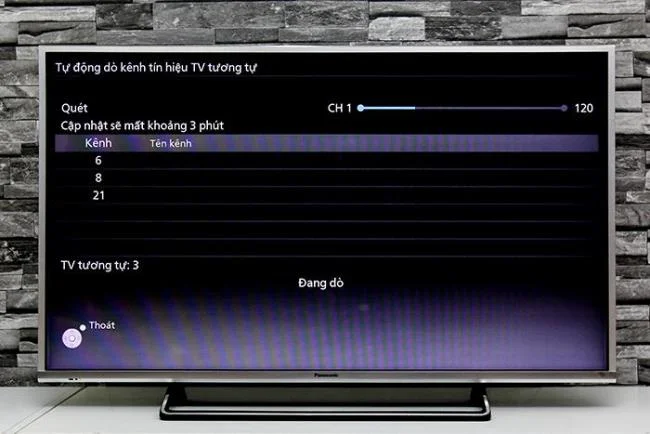 Come sintonizzare i canali TV Panasonic TH-CS630V