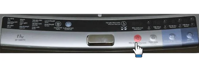 صفحه کنترل ماشین لباسشویی هیتاچی - 130XTV