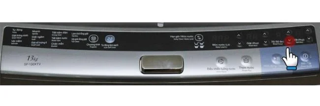 صفحه کنترل ماشین لباسشویی هیتاچی - 130XTV